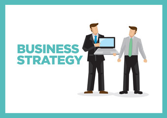 Businessman disscussing strategy with his colleagues. Concept of corporate office culture or team meeting.