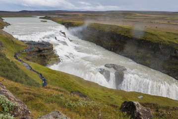 Gulfoss-Wasserfall in Iceland