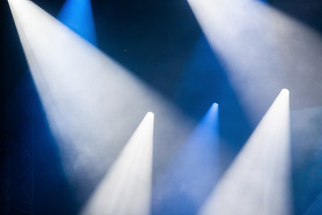spot light or stage lights background with copy space