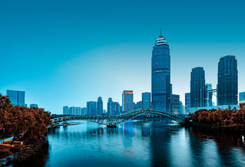Fototapeta premium China Shaoxing Cityscape