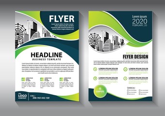 Brochure design, cover modern layout, annual report, poster, flyer in A4 with colorful triangles, geometric shapes for tech, science, market with light background