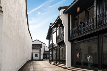 Traditional alley in Hangzhou, China