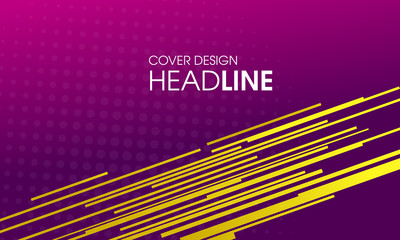 Abstract vector presentation cover set
