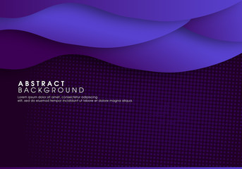 Abstract blue presentation vector background