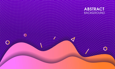 Vector wave design background vector