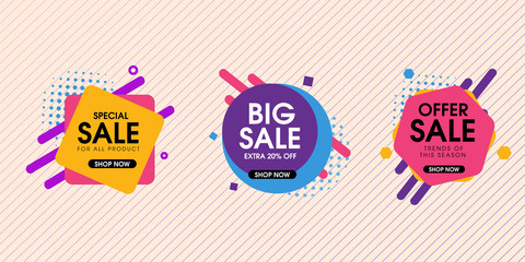 Big sale abstract vector design set