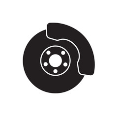 brake disc icon- vector illustration