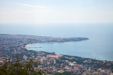Fototapeta premium High view on a Gelendzhik bay.