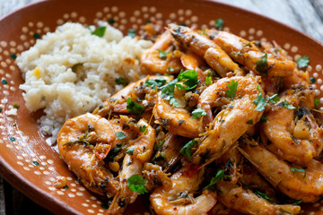 Garlic shrimp also called 