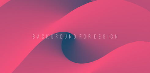 Abstract background with dynamic effect. Optical illusion of distortion of space. Modern pattern. 3d vector illustration for design.