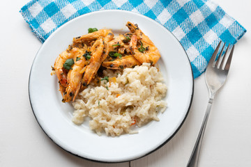 Garlic shrimp also called 