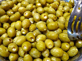 Traditional Mediterranean style olives for sale