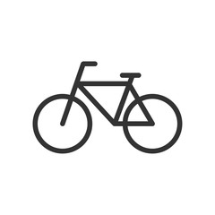 bicycle outline ui web icon. bicycle vector icon for web, mobile and user interface design isolated on white background