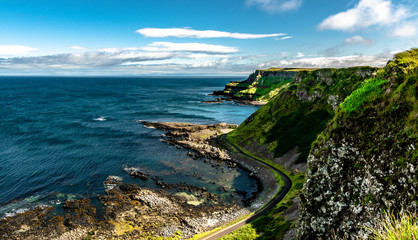 Obraz premium causeway coast panoramic