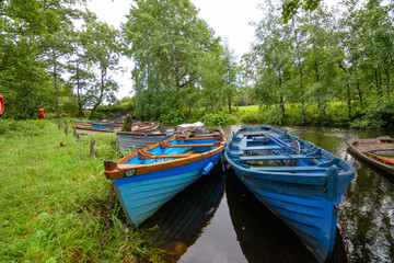 Obraz premium boat on the lake