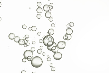Fototapeta na wymiar Isolated bubbles
