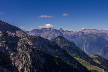 Fototapeta na wymiar Berchtesgarden Bergpanorama