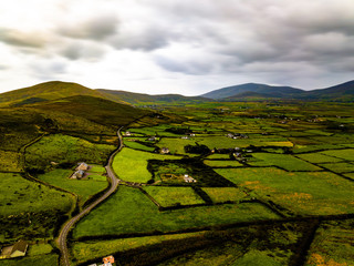 aerial landscape in the mountain