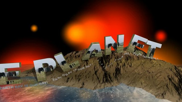 143 SAVE our PLANET animated template