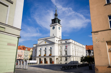 Fototapeta na wymiar Town hall of Kalisz, Poland