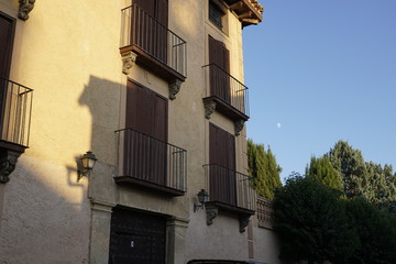 vistas de  casa bernard navarrete del rio  corredor del jiloca calamocha  teruel aragon españa