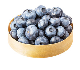 Blueberries isolated on white background with clipping path