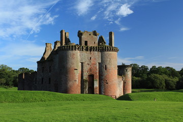 Fototapeta na wymiar Caerlaverock Castle, Dumfries, Scotland