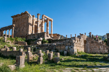 Djémila, Algeria - 05/09/2015: Ancient Roman ruins of Djémila (Cuicul)