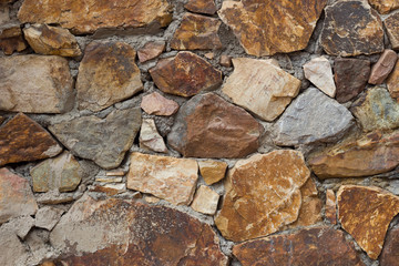 Texture of a stone wall. Old castle stone wall texture background