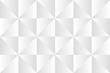 Abstract white minimalistic pattern, geometric grayscale triangles, simple background