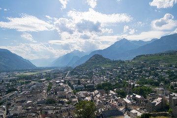 Fototapeta na wymiar Alpes Suizos