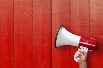 Megaphone attention background advertisement amplifier announce announcement