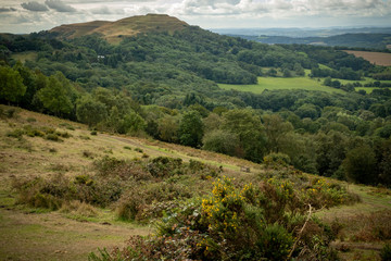 Fototapeta na wymiar View of Malvern Hills Malvern Worcestershire