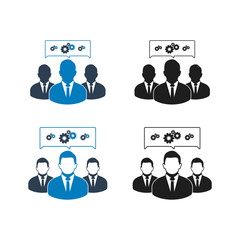 Creative Service Icon set. Flat style vector EPS.