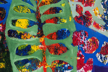 Detail of the Painting as a Background