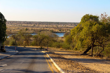 Fototapeta premium road in autumn