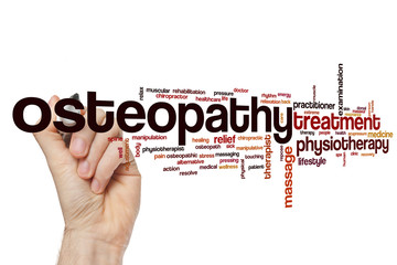 Osteopathy word cloud