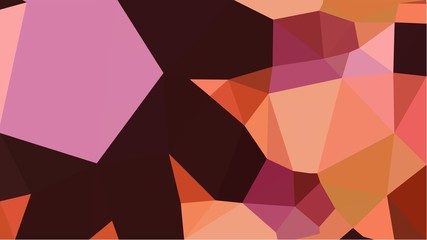 multicolor geometric triangles with indian red, very dark pink and pale violet red color. abstract background graphic. can be used for wallpaper, poster, cards or graphic elements