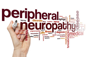 Peripheral neuropathy word cloud