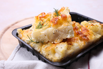 Appetizing baked casserole