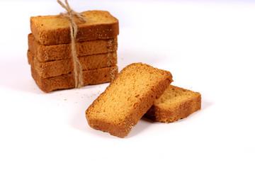 Crunchy Rusk or Toast for healthy life.