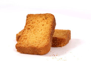 Crunchy Rusk or Toast for healthy life.