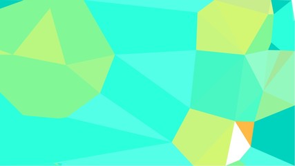 multicolor triangles with turquoise, khaki and light green color. abstract geometric background graphic. can be used for wallpaper, poster, cards or graphic elements