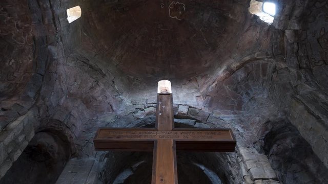 Jvari Church, World Heritage Site, Unesco, Mtskheta City, Mtskheta-Mtianeti Region, Georgia, Middle East