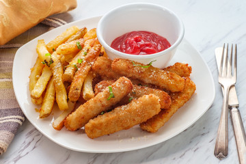 Fish Sticks French Fries