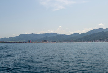 Puerto Vallarta ,Pacific Ocean in Puerto Vallarta, Mexico, panoramic view