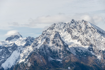 Fototapeta na wymiar Bavarian Alps from Eagle's Nest