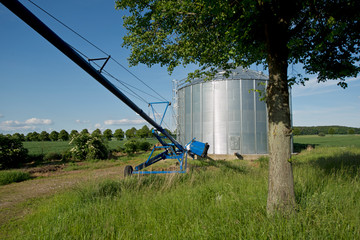 Corn elevator panoramic view point