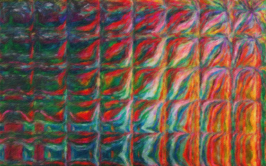 Pretty bright colors abstract background, fashion art print pattern with fractal elements and geometric effects, design backdrop for fabric and textile, beautiful cover, flyer, card and web advertise