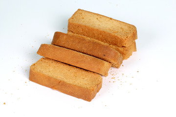 Crunchy Rusk or Toast for healthy life.